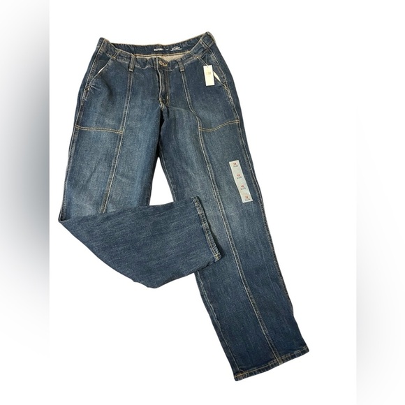 NWT Old Navy High Rise OG Straight Secret Smooth Pockets Utility Jeans Sz 12 - Picture 2 of 8